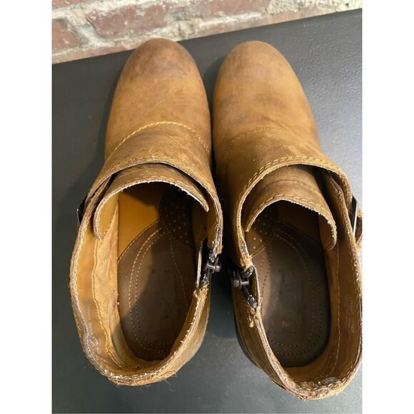 BØC Born Concept Brown Leather Bootie Women’s Size 8/39 - Picture 5 of 10